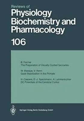Produktbild von Reviews of Physiology, Biochemistry and Pharmacology