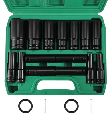 Produktbild von 15-teiliges Schlagmutterschlüssel-Set für professionelle Reparaturen