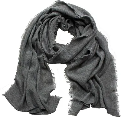 Immagine prodotto di Prodotti Eagle Sciarpa in lana 100% cashmere grigio 40 x 200 cm