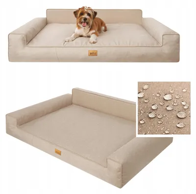 Produktbild von PillowPrim Glamour Hundebett L robust wasserabweisend 79x54cm