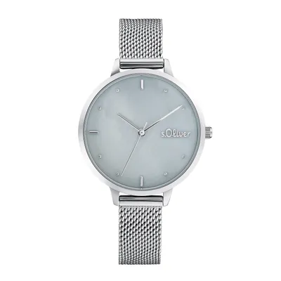 Produktbild von s.Oliver Damen Armbanduhr 2033510 Edelstahl Milanaiseband