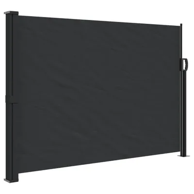 Immagine prodotto di vidaXL Tenda laterale estensibile nera 140x500 cm