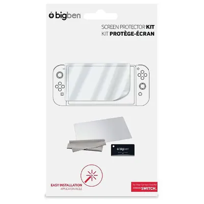 Produktbild von BigBen Protection Kit [Bildschirmschutzfolie inkl. Reinigungstuch und Rakel]