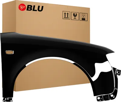 Produktbild von BLU Kotflügel Passend für Audi A4 B6 LY9B Rechts Schwarz BrillantSchwarz | 2000-2004 | Vorderseite Vorne | Lackiert | Einbaufertig