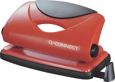 Produktbild von Q-CONNECT Light Duty Perforator, 10 Blätter, Schwarz, Rot, Schwarz, 1 Stück(e), China