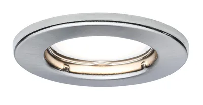 Produktbild von Paulmann LED Einbauleuchte Einbaustrahler Set starr Eisen gebürstet 1 x 4,5W GU10 230V