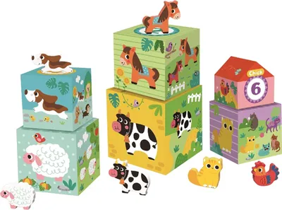Produktbild von 2Kids Toys Tier Bauernhof Blöcke