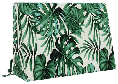 Image de Coussin lombaire SOEST, 100 % polyester, motif à carreaux, dimensions : 60 x 20 x 40 cm