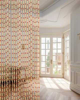 Immagine prodotto di Tende a perline in legno, 45 fili, 90 x 200 cm, protezione anti-insetti per la cucina