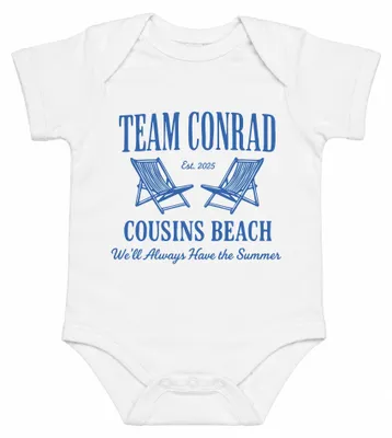 Image de Équipe Conrad. Cousins Beach. Nous aurons toujours l'été. J'ai eu un bébé. Body, blanc, taille 3/6 mois