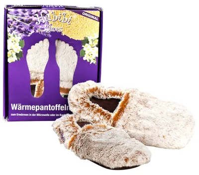 Produktbild von Habibi Wärmeschuhe - creme meliert Größe L (EU 41-45)