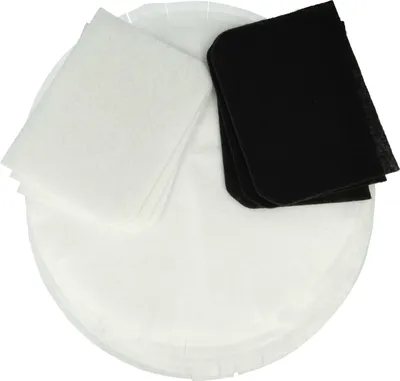 Produktbild von vhbw 3x Kohle-Filter, 6x Papierfilter, 3x Fettfilter kompatibel mit DeLonghi D28 Serie, F28 Serie Fritteuse - 12-tlg. Filter-Set