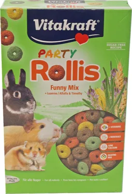Productafbeelding van Rollis Party knaagdier en konijn 500 gram Gebr. de Boon Vitakraft