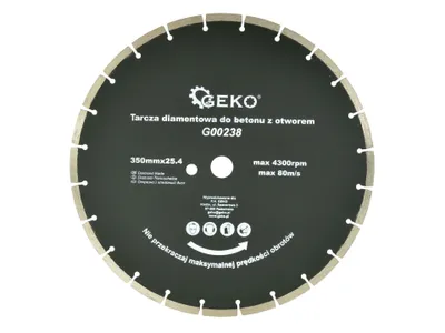 Obrázek produktu pro GEKO Kotouč řezný diamantový segmentový na beton 350x25,4mm G00238
