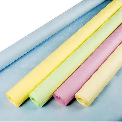 Produktbild von 25 Papstar Papiertischtuch mit Damastprägung 8 m x 1 m farbig sortiert 12593