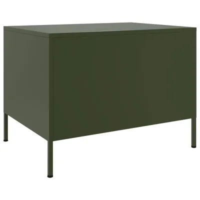 Produktbild von Couchtisch Olivgrün 68x50x50,5 cm Stahl