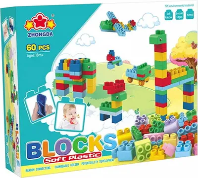 Image de SOFT blocks - Blocs de construction souples 60 éléments 66613