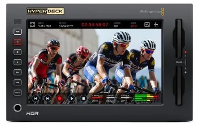 Immagine prodotto di Blackmagic Design HYPERD/RSTEX8KHDR, Nero, H.265, AAC, PCM, NTSC, PAL, 10 Gigabit Ethernet, 10000 Mbit/s