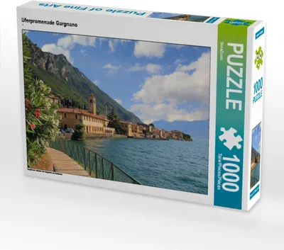 Produktbild von CALVENDO Puzzle Uferpromenade Gargnano | 1000 Teile Lege-Größe 64x48cm Foto-Puzzle für glückliche Stunden