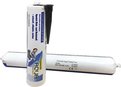 Produktbild von Reiß Kraft Gomastit Aqua-Protect-Flex schwarz, 310ml