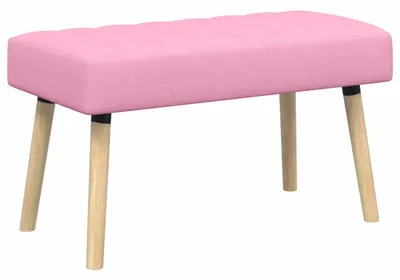 Produktbild von Kanalgepolsterte Bank Rosa 80 x 40 x 46 cm Stoff