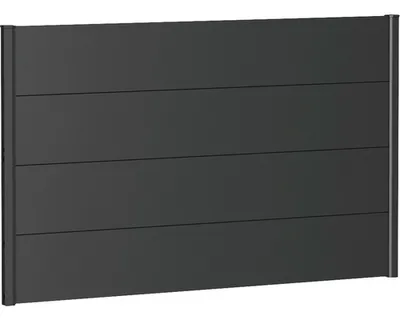 Obrázek produktu pro Kovový plot Biohort 150 x 90 cm žárově pozinkovaný tmavě šedý metalický