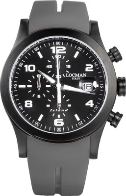 Produktbild von 0618K01SBKBKWHSA Italy Herrenuhr Island Chrono Ref. 0618K01S Locman