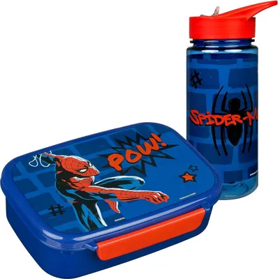 Produktbild von Scooli Set Brotdose und Trinkflasche Spider Man