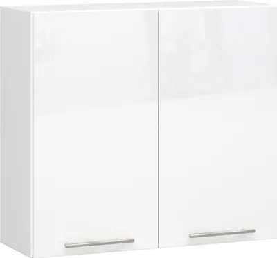 Obrázok produktu pre MOB, Horná kuchynská skrinka - Ozara W80 H720 (biela + biely lesk)