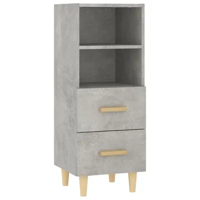 Produktbild von Sideboard Betongrau 34,5x34x90 cm Holzwerkstoff