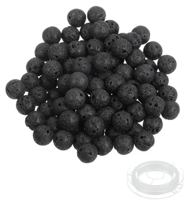 8 mm schwarze Aventurin-Perlen, 100 Stück, rund, für Schmuck DIY