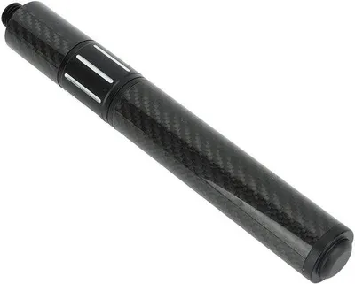 Productafbeelding van Billardstangverlengstuk 23,5/33,5 cm - Verstelbaar - Telescopisch verlengstuk - Koolstofvezel - Billardaccessoire - Universeel compatibel - Telescopisch billardstangverlengstuk van koolstofvezel