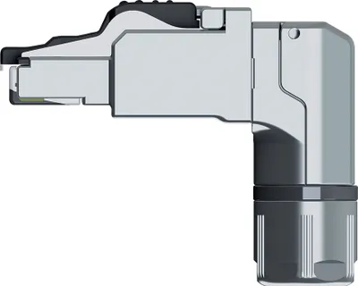 Produktbild von Telegärtner J00026A4003, RJ45, Schwarz, Edelstahl