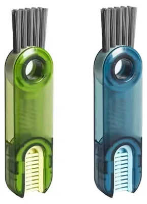 3-in-1 Reinigungsbürsten, 2 Stück, multifunktional, für Becherdeckel
