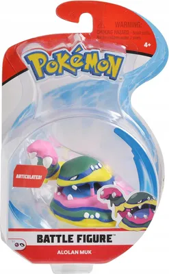 Produktbild von Pokemon BATTLE FIGURE PACK Alolan Muk Figure Pack