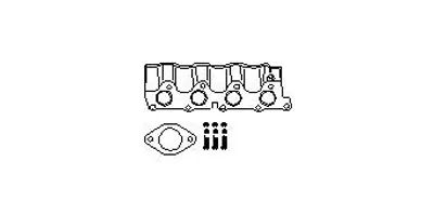 Produktbild von HJS Montagesatz Katalysator Montagesatz Abgasanlage 82 49 8315 für HYUNDAI i10 (PA)