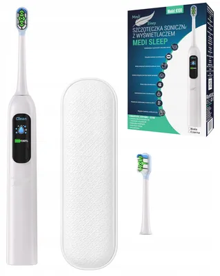 Obrázok produktu pre Sonická elektrická zubná kefka K100, LCD, 4 režimy, IPX7, puzdro