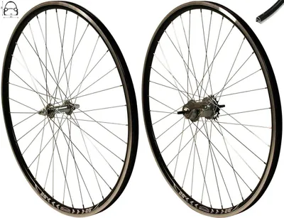 Produktbild von REDONDO 28 Zoll Laufrad Set Hinterrad Vorderrad Felge Schwarz Shimano Nexus 3