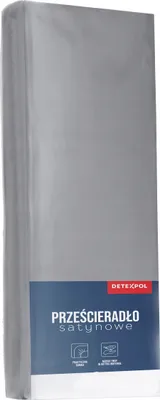 Immagine prodotto di Lenzuolo, lenzuolo a pieghe, microsatino, buona qualità 160x200cm Grigio