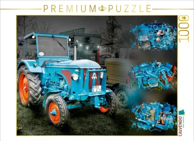 Produktbild von Calvendo Oldtimer Traktor Hanomag 1000 Teile Puzzle quer 640x480mm, Roder Peter; 7302097