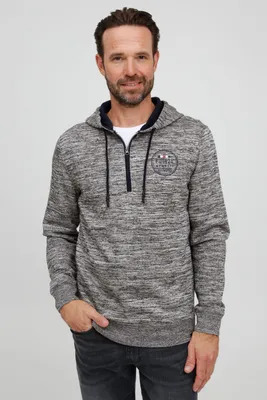 Produktbild von FQ1924 FQGunar Herren Kapuzenpullover Hoodie Pullover mit Kapuze meliert