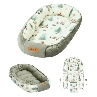 Produktbild von Flumi Einschlagdecke – warme Decke für Autositz, Babyschale und Kinderwagen, Baumwolle, Handarbeit, waschbar