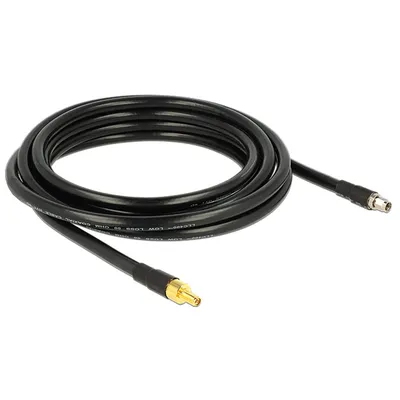Produktbild von DeLOCK 13016, 4 m, CFD400, LLC400, RP-SMA, RP-SMA, Schwarz