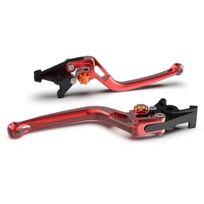 Produktbild von LSL Bremshebel BOW R19R, rot/orange