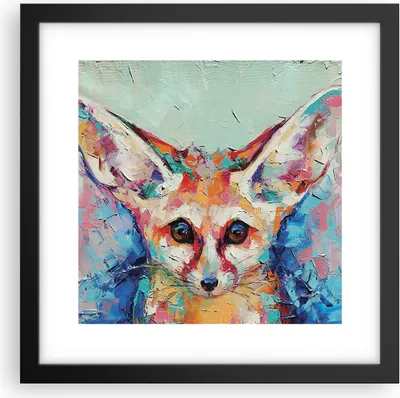 Produktbild von Gerahmtes Poster - Schwarzer Rahmen - Klein November Bunt - 30x30 cm - Wand Bild - Wanddeko - Wandbilder - Kunstposter - Wandposter - Bilderrahmen - Bilder - Kunstdruck - P2BAC30x30-4568