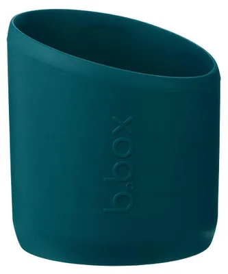 Image de Housse de protection en silicone B.box pour bouteille isotherme 690 ml, vert foncé
