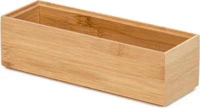 Obrázok produktu pre úložný box 22,5 x 7,5 x 6,5 cm bambusová hnedá