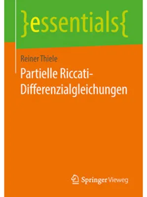 Obrázek produktu pro Partielle Riccati-Differenzialgleichungen