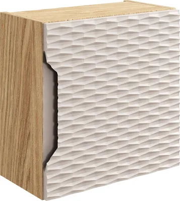 Produktbild von Hängender Badezimmerschrank 35X35 Eiche Geölt Beige Front 3D