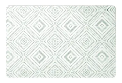 Produktbild von ZELLER PRESENT Tischset Graphic Kunststoff 45x30cm transparent/grün